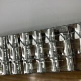 Faceted glass photo frame