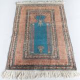Pastel Coloured Hand Woven - Vintage Rug
