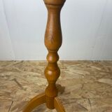 Solid wood tripod pedestal table 1900