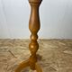 Solid wood tripod pedestal table 1900