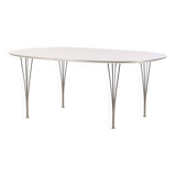 Super ellipse table by Jacobsen & Mathsson (Piet Hein, brown label) 180x120