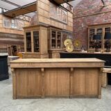 Early 20th century counter in solid oak