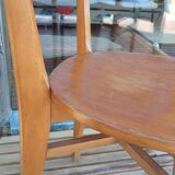 Pair of 1950s bistro chairs