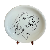 Plate after Picasso mother and child Salins France