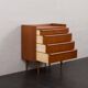 Danish mid-century teak dresser with four drawers, 1960s