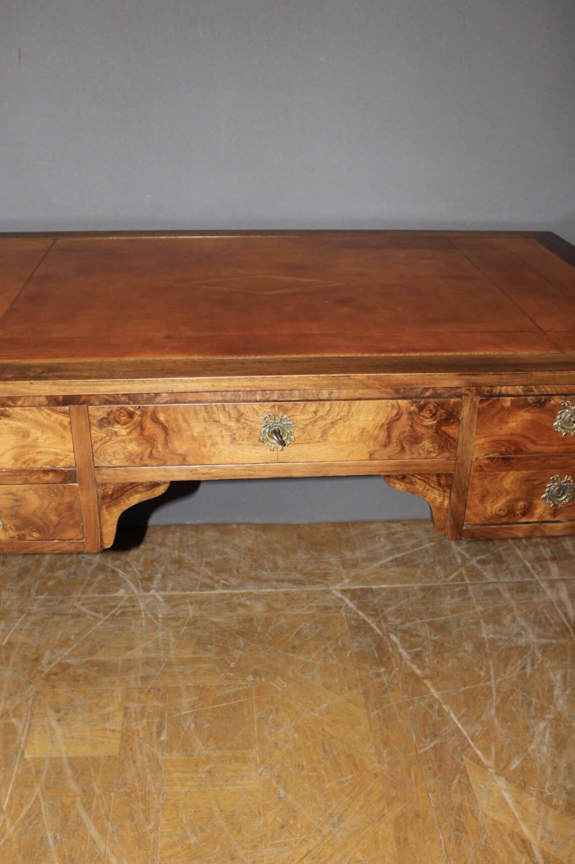 Walnut Restoration Desk 19th Century