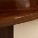 20thC ITALIAN STANDING DRY BAR IN HARDWOOD & CREAM LAMINATE c.1970