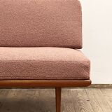 Danish Mid-Century 2-Seat Sofa, Minerva Series by Peter Hvidt and Orla Mølgaard Nielsen, France & So