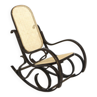 Beech rocking chair, Sweden, 1970