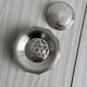Antique silver-plated shell-shaped butter dish