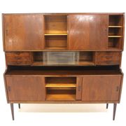 Enfilade scandinave en noyer, Suède, 1960