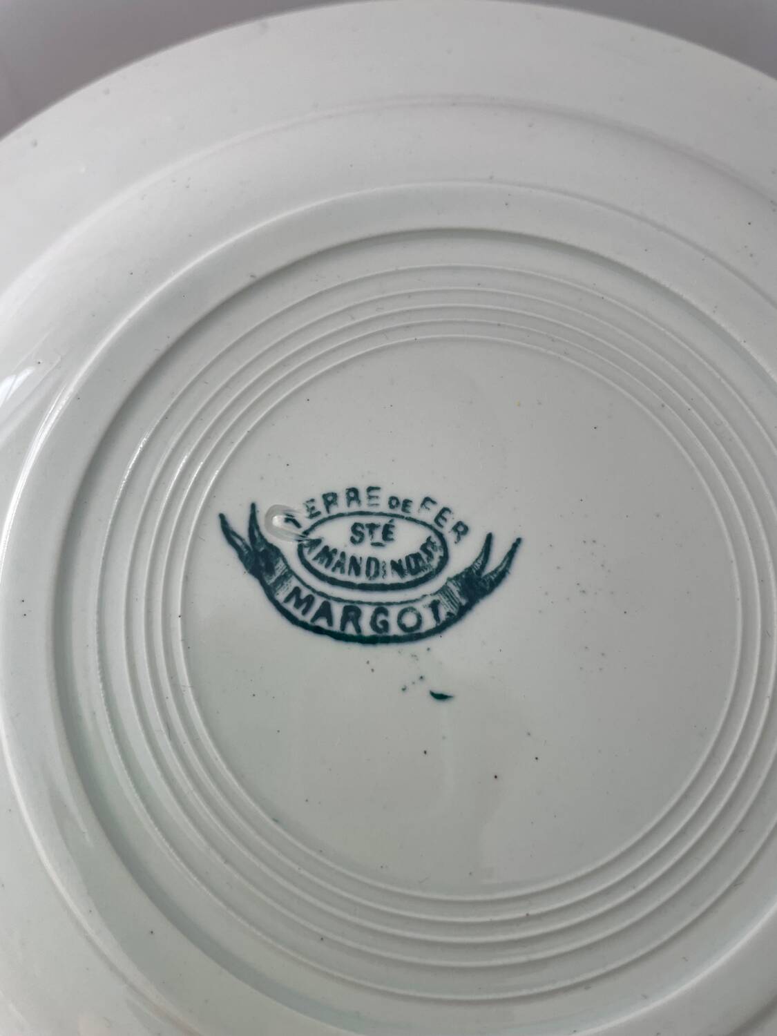 12-piece “Terre de fer” service, Margot model