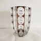 Large crystal vase cut in Val Saint Lambert lozenges
