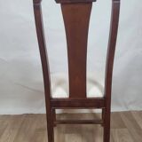 Vintage 70s/80s chair reupholstered in bouclé