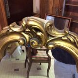 Golden rocaille mirror