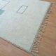 Handmade natural wool rug, size 150 x 250 cm