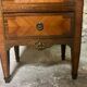 Chiffonnier / small furniture style Louis XVI marquetry on marble and bronze