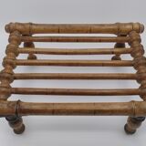 Bamboo imitation footrest