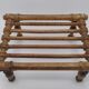 Bamboo imitation footrest