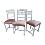 Lot chaises Henri II
