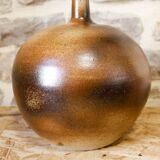 Sandstone ball lamp base by Pierre Digan