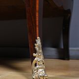 Small marquetry chest of drawers, Louis XV style – mid 19th century