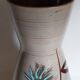 German ceramic vase West-Germany with three flowers n°1218