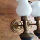 Pair of antique wall lamps