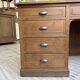 1950s oak office counter