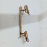 Applique 2 spots dorée années 70