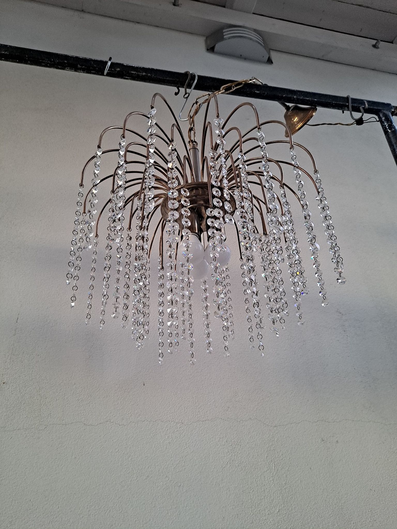 Vintage Italian Waterfall Chandelier