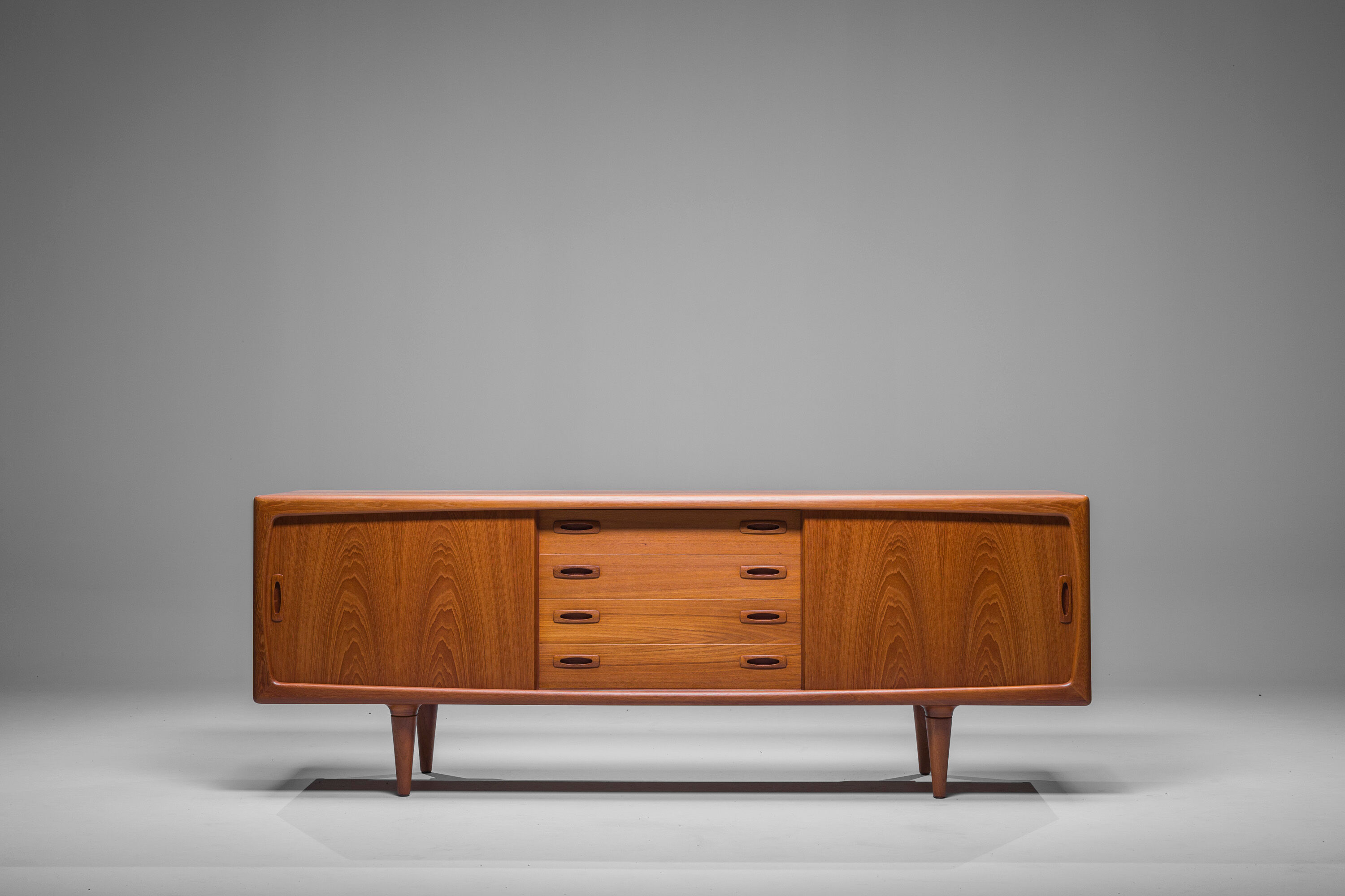 Mid-Century Danish teak sideboard by HP Hansen