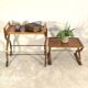 Beautiful pair of vintage teak tables – Serving table - Benoit-Guyot Lyon