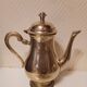 Tea and coffee service 4 pieces brass