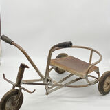 Baby rower, tricycle, child, old, vintage, metal