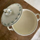 Old tureen in earthenware iron earth Alexandra