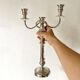 Paire de chandeliers et bougeoirs modulables style anglais