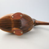 Vintage teak bird 1960