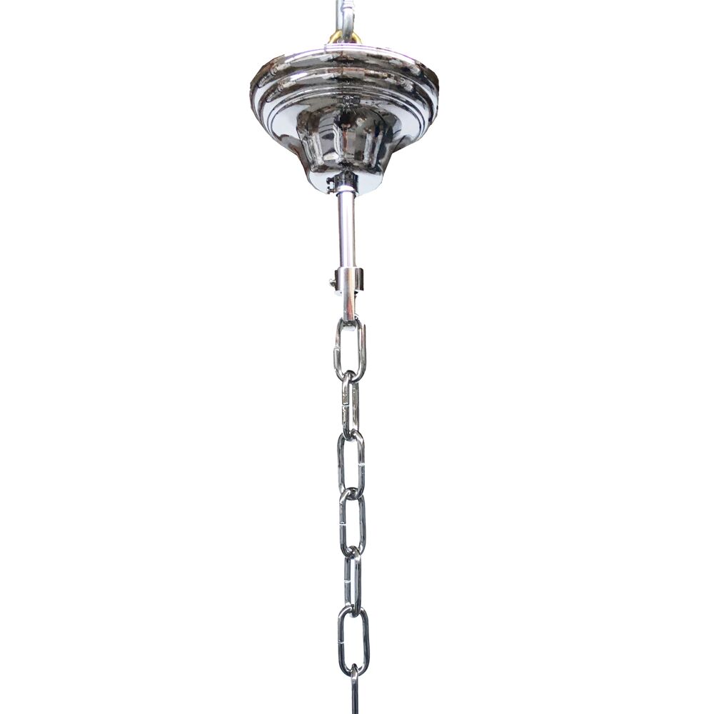 Striped “selle” murano glass chandelier d50