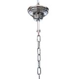 Striped “selle” murano glass chandelier d50