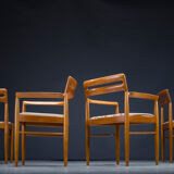 Mid-Century Danish Teak Dining Chairs by HW Klein for Bramin, 1970s, Set of 4