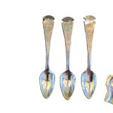7 various silver spoons, 19th and 20th century