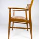 Teak chair with armrests 60s