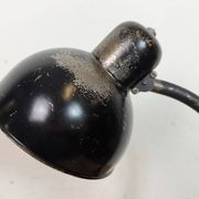 Lampe de table industrielle Bauhaus noire, années 1930