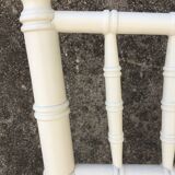 White wooden chairs