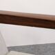 Pair of Scandinavian style armchairs in teak, France circa 1950.