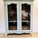 Painted wooden glass library