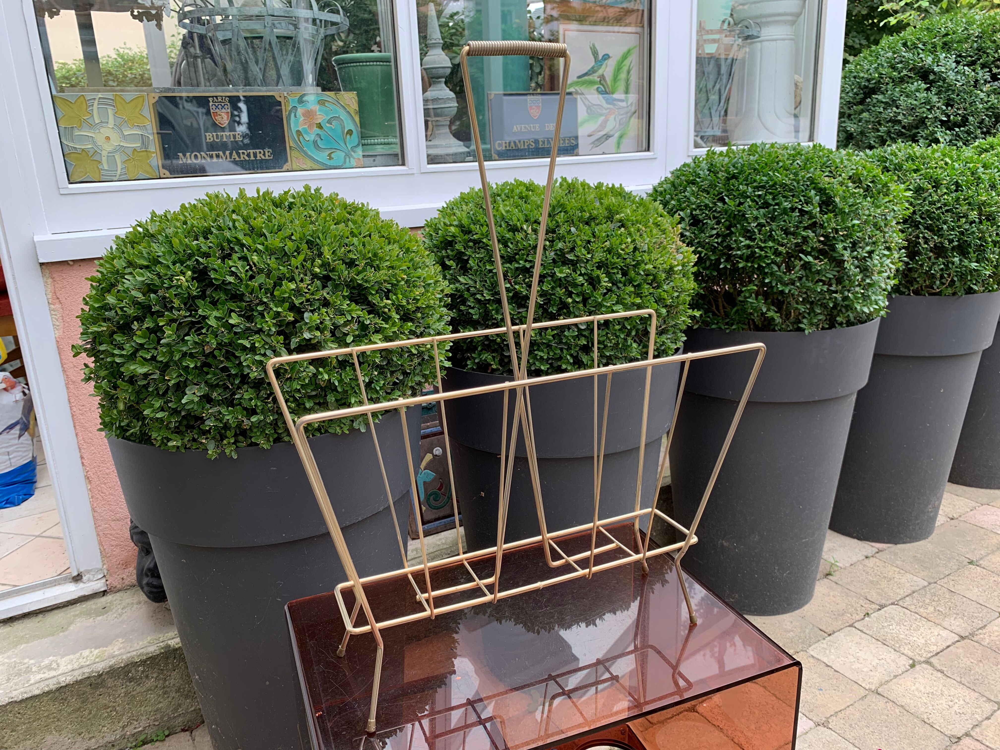 Vintage magazine rack