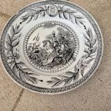 Creil & Montereau plate, 19th century
