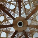 Hanging wood braided yarns Scandinavian design 60-70